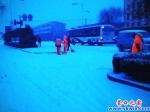 金牛山大街除雪隊伍感動你我