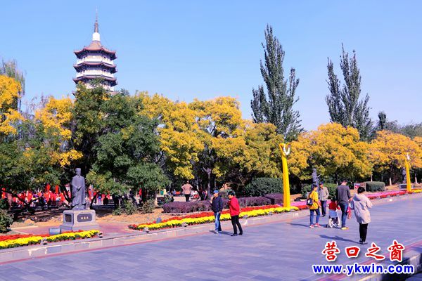 楞嚴(yán)寺公園秋意漸濃